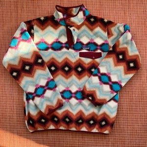 Patagonia snap sweatshirt